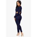 Superstarer Hot Sale Hollow out Stacked Design Sexy Women Rompers Jumpsuit